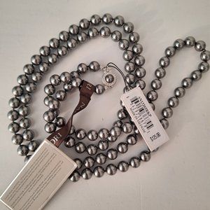 Nadri Jewelry Nadri Simulated Blackgrey Pearl Necklace Poshmark
